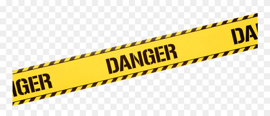 Transparent Danger Clipart - Cinta Danger Png