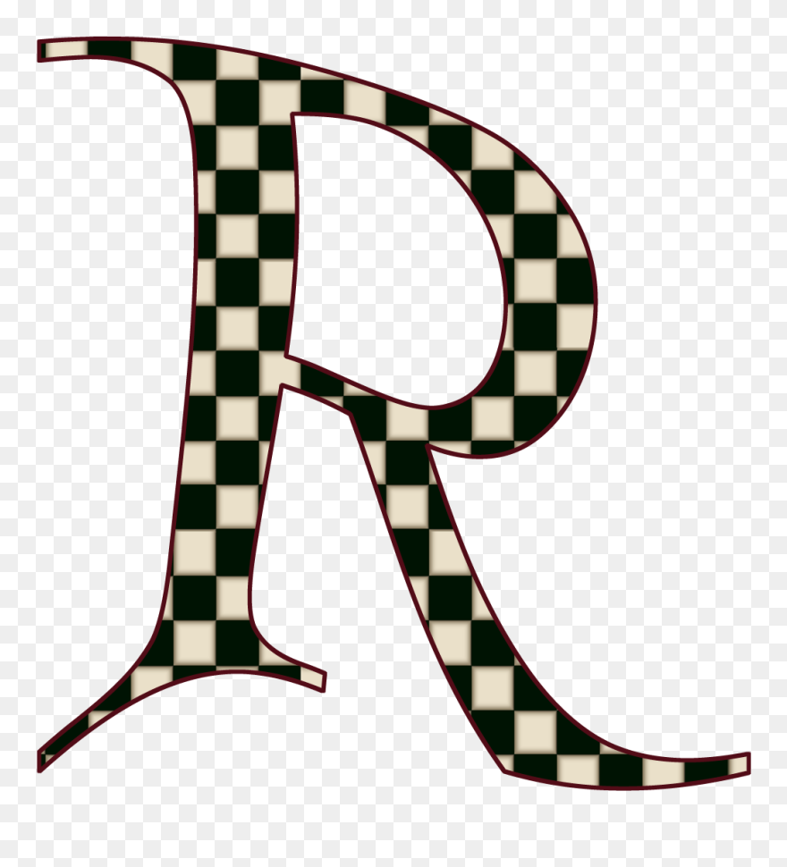 Clipart Block Letters Png Stock Alfabeto Navideño Animado - Capital Letter R Png Transparent Png