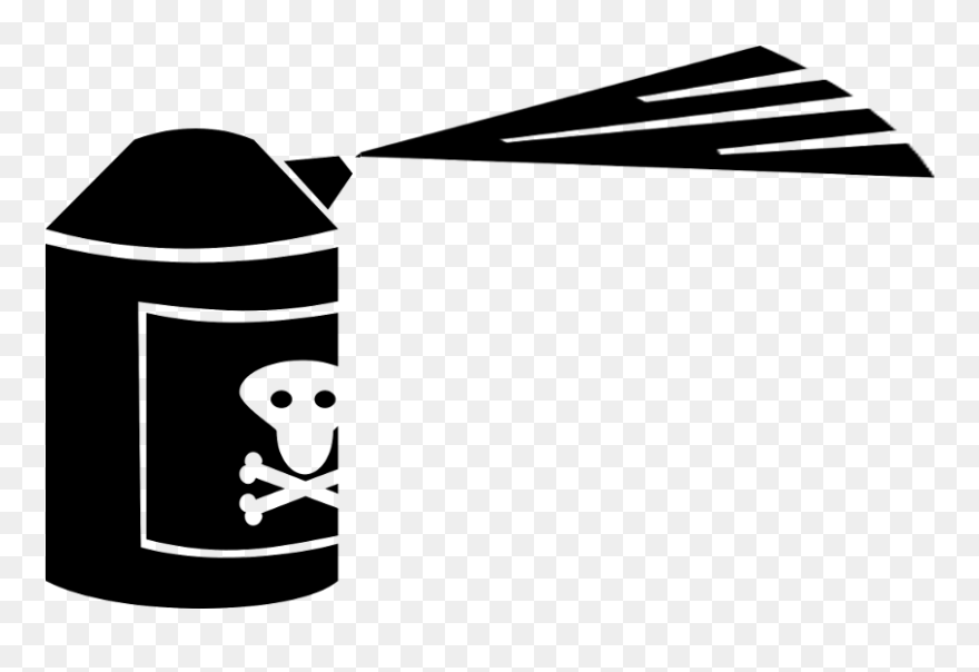 Spray Bottle Filled With Poison - Pesticide Clipart - Png Download