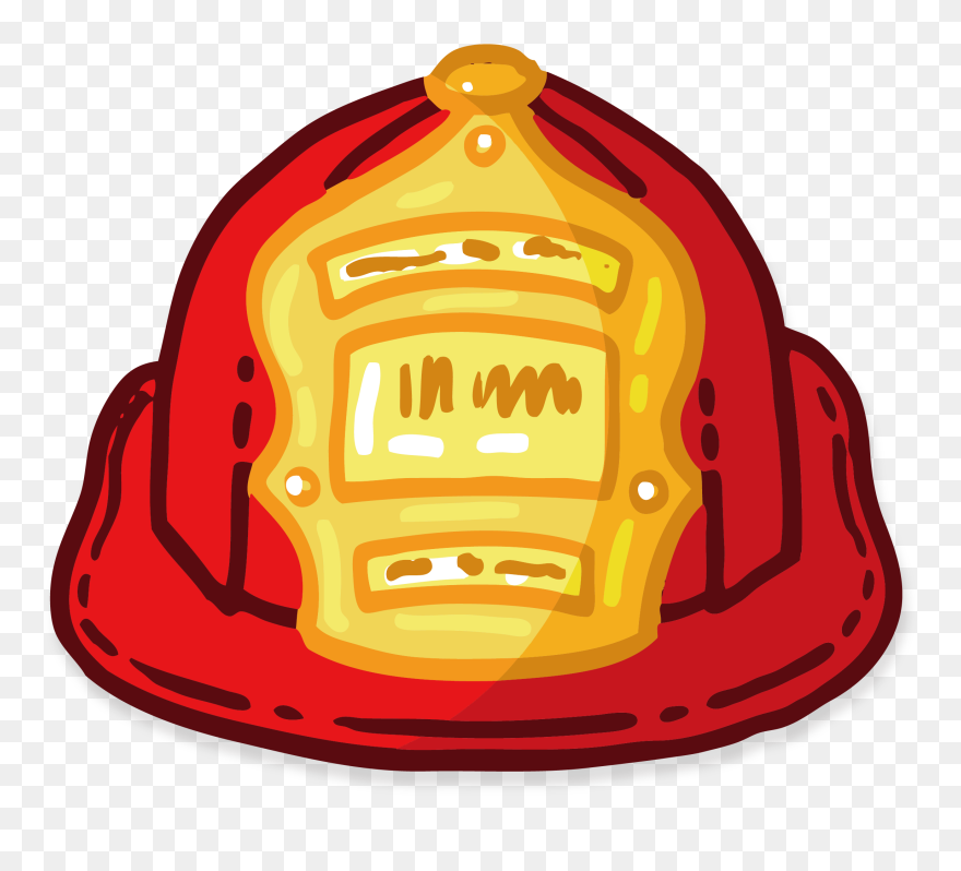 Firefighters Helmet Firefighting - Transparent Fire Helmet Clipart - Png Download