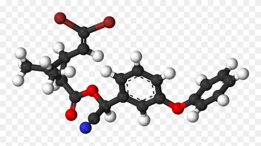 Deltamethrin - Permethrin 3d Structure Clipart