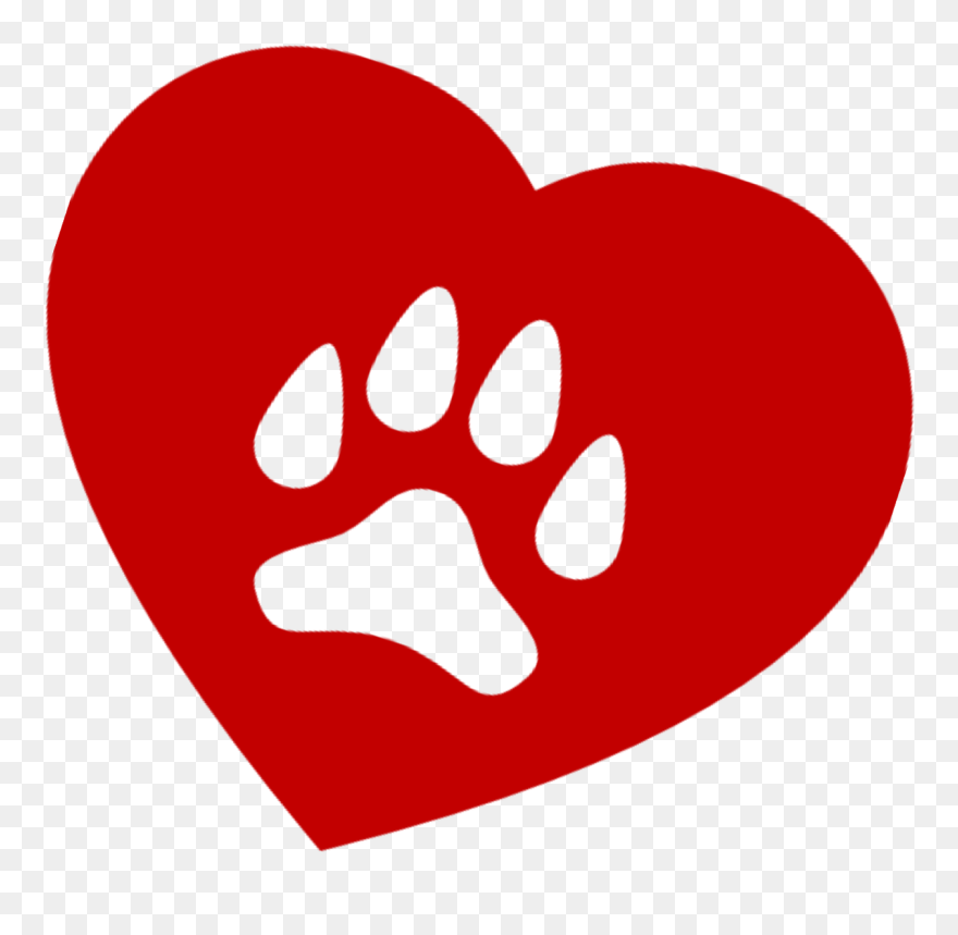 Heart Paw Png Clipart