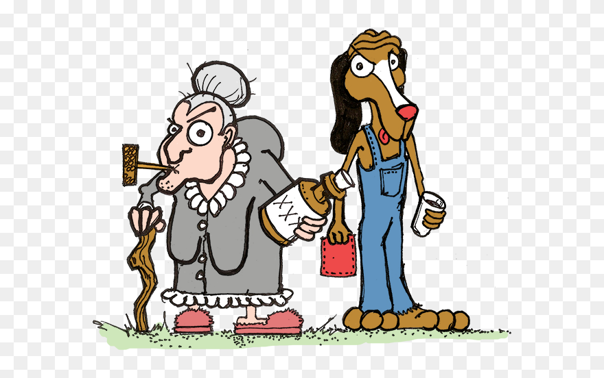 Granny Dog - Portable Network Graphics Clipart