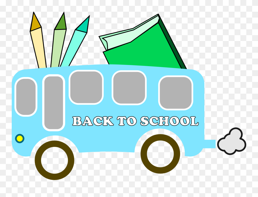 Transparent School Bus Clip Art - Back To School Clipart - Png Download