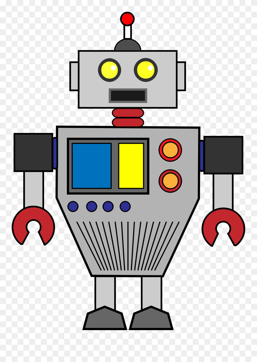 Robot Clipart No Background - Png Download