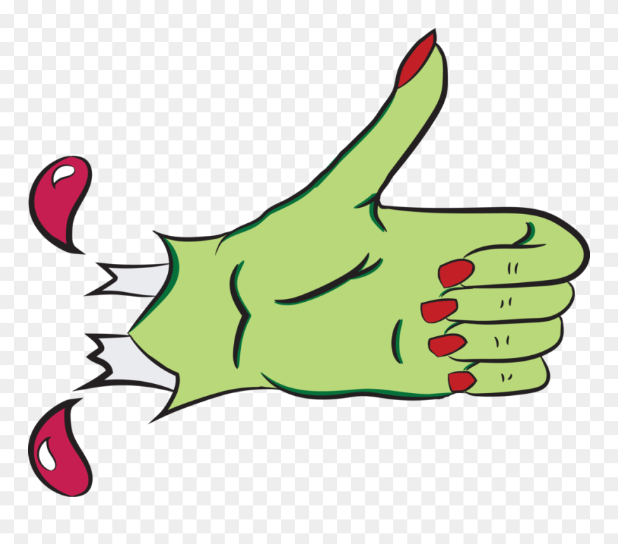 Finger Clipart Short Nail - Png Download