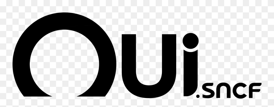 Logo Oui Sncf - Logo Oui Sncf Noir Clipart