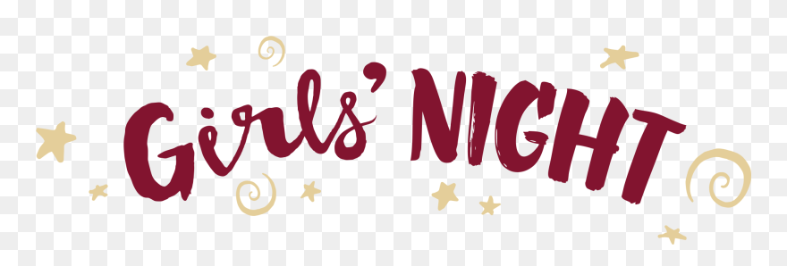 Girls Night Out Png - Calligraphy Clipart