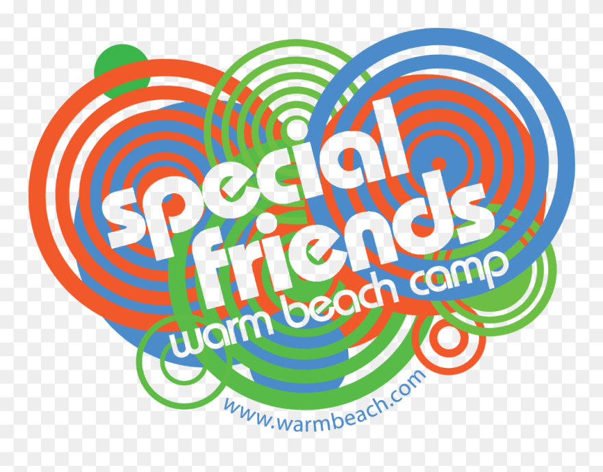 Special Friends Camp Warm Beach Clipart