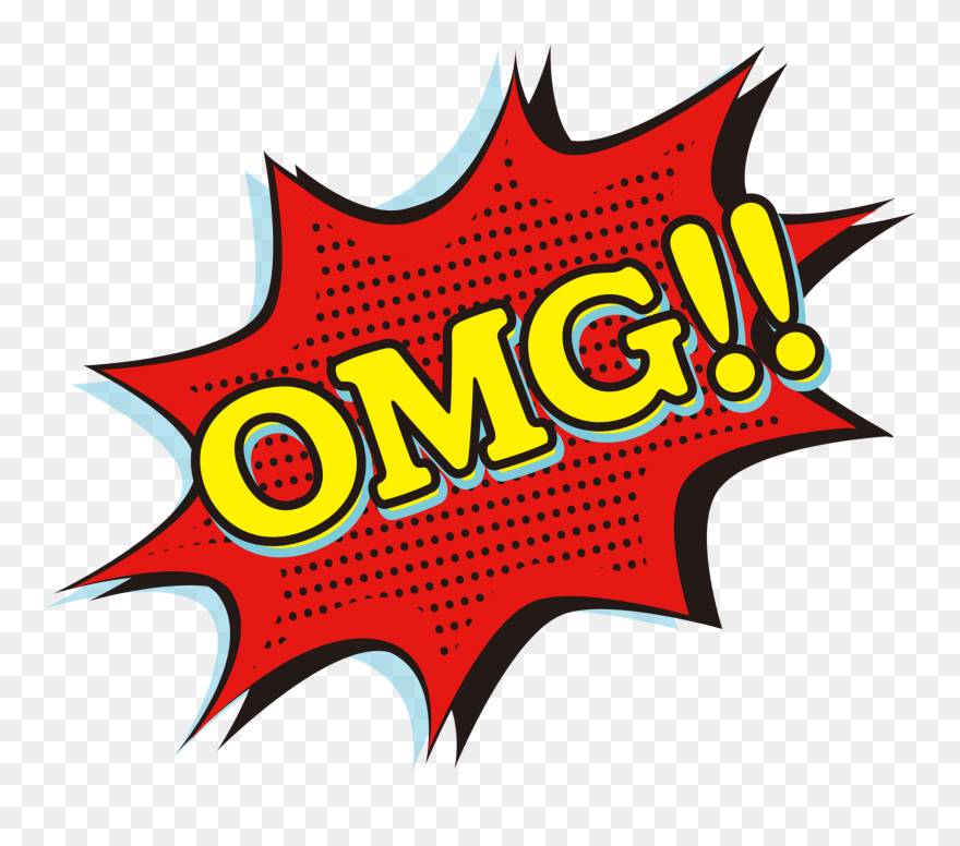 #bubble #text #speech #omg #oh #my #god #ohmygod #comic - Disney's Pop Century Resort Clipart