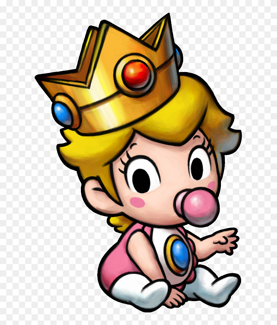Peach Gamers Pinterest And - Baby Peach Yoshi's Island Clipart