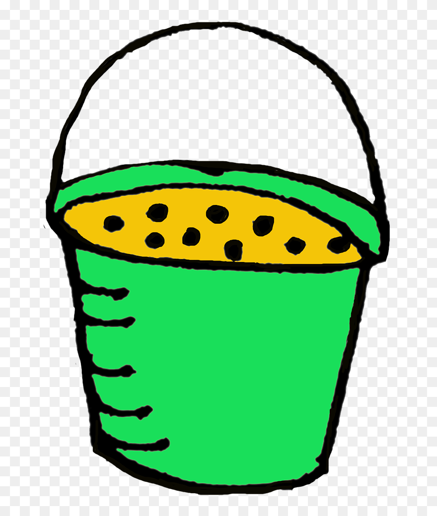 Bucket Summer Sea Free Photo - Clip Art - Png Download