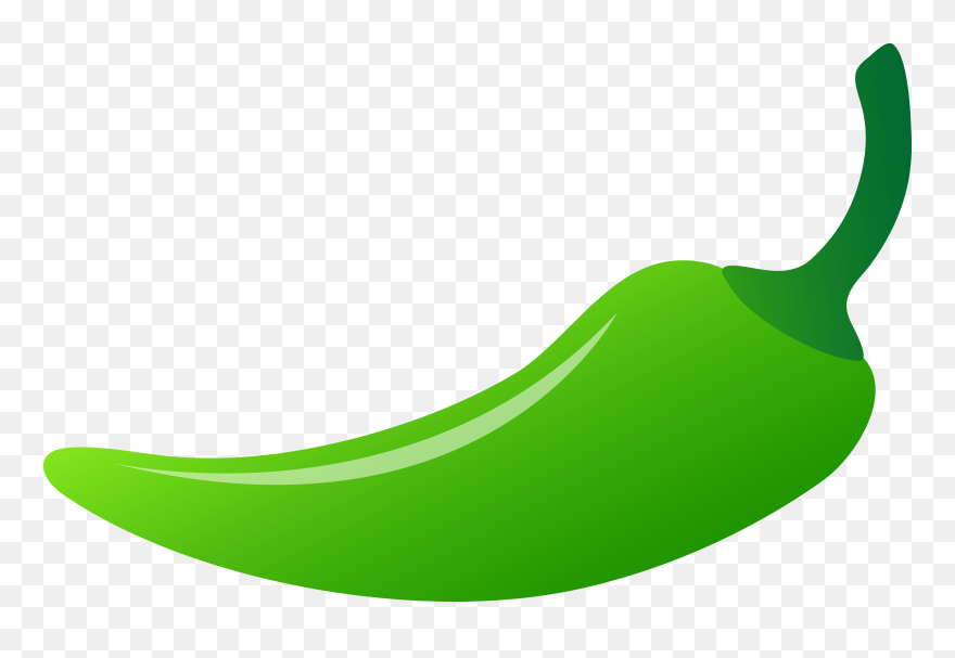 Green Pepper Png Image - Green Chili Pepper Clipart Transparent Png
