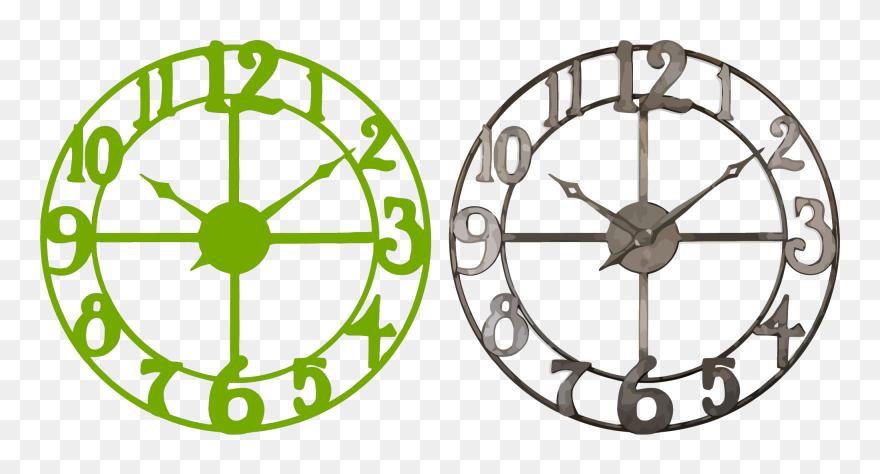 Uttermost Delevan 32" Metal Wall Clock 06681 Clipart
