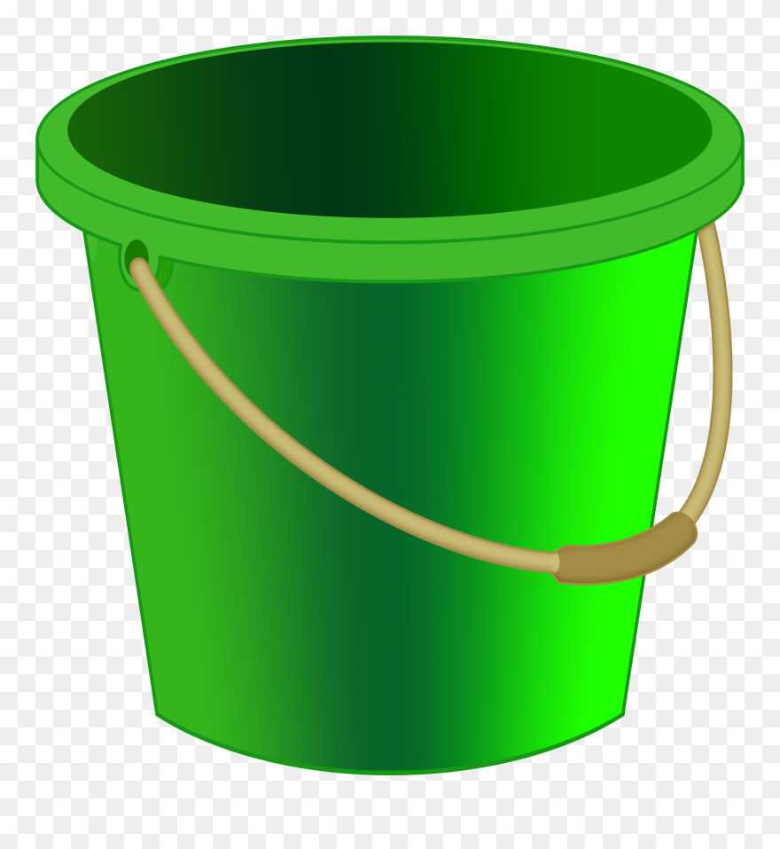 Green Bucket Png Clipart Transparent Png