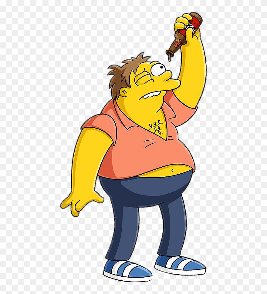 The Simpsons Barney Finished The Hot Sauce - Barney Simpsons Png Clipart