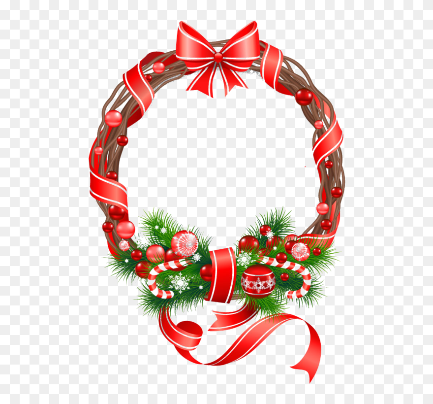 Decoration Mall Ornament Christmas Hq Image Free Png - Christmas Wreath Designs Clipart Transparent Png