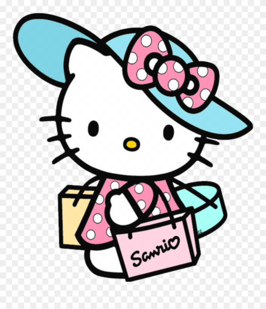 #hellokitty #hello Kitty #kitty #friends #bff #shopping - Hello Kitty Clipart Png Transparent Png