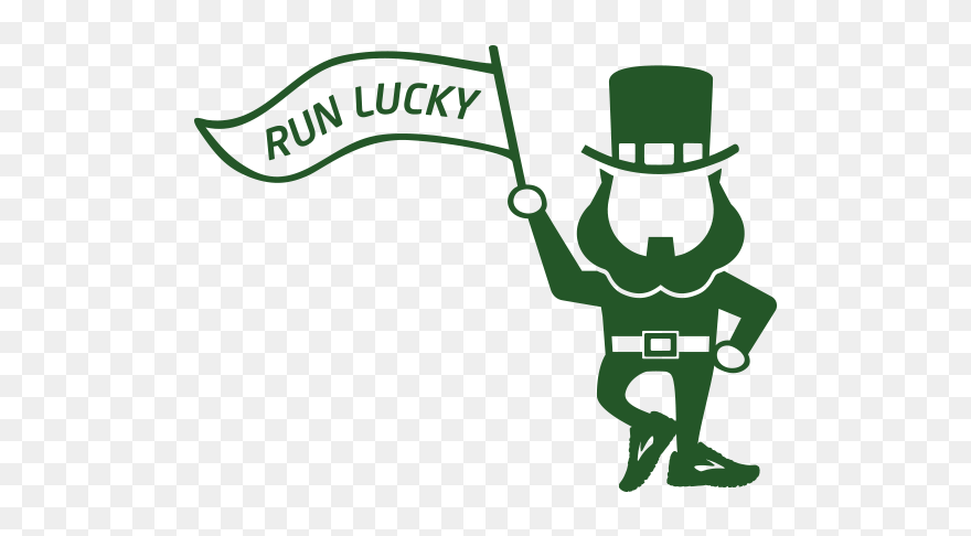 St Patrick S Day - Running Leprechaun Hat Clipart - Png Download