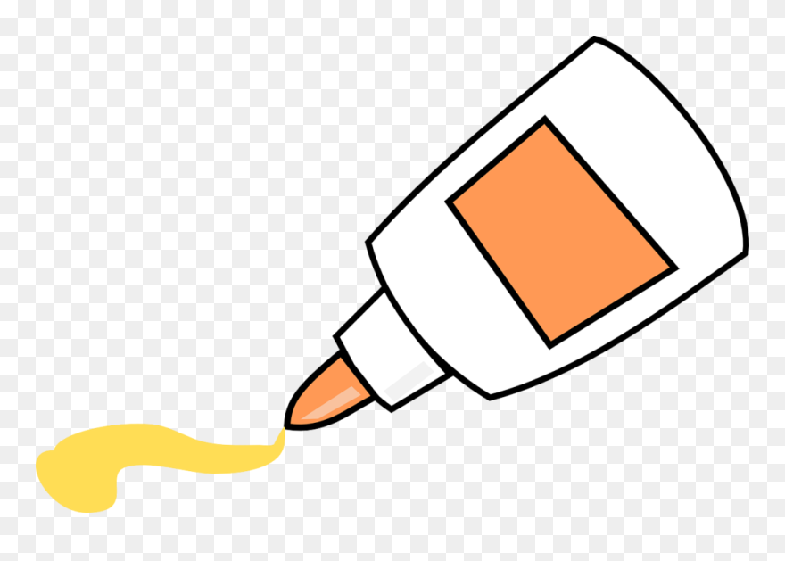 3 Glue Hacks For Arts & Crafts - Clip Art Glue - Png Download