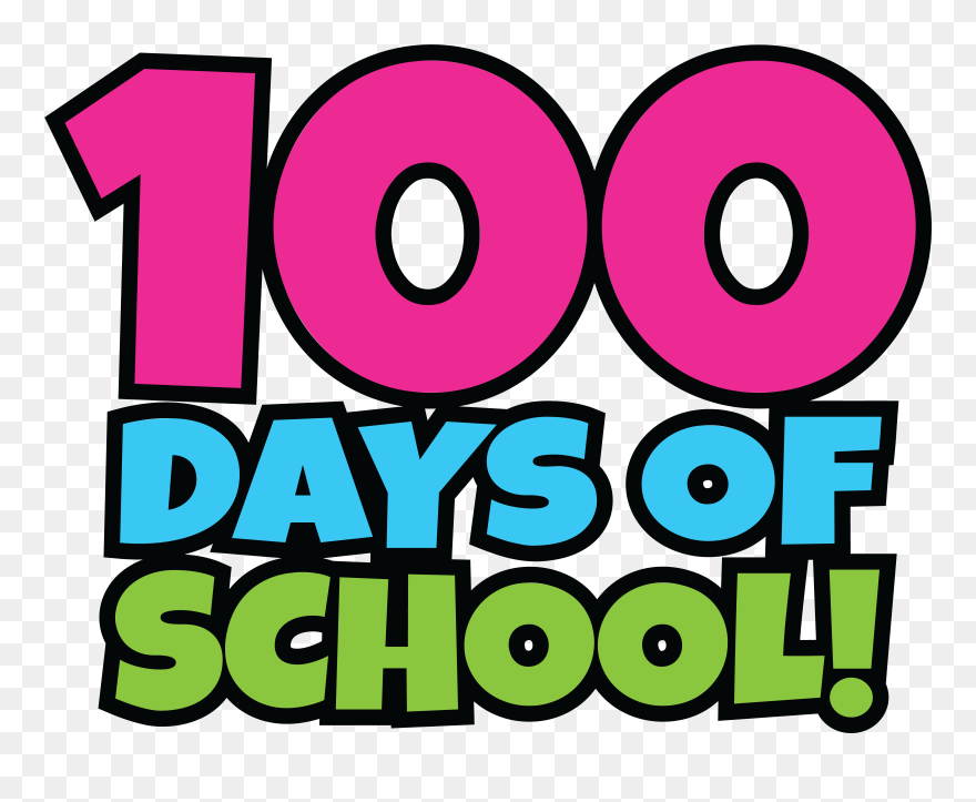 Transparent 100 Days Of School Clip Art - 100th Day Of School - Png Download