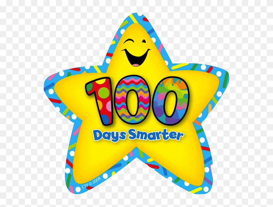 100 Day Of School Stickers Clipart