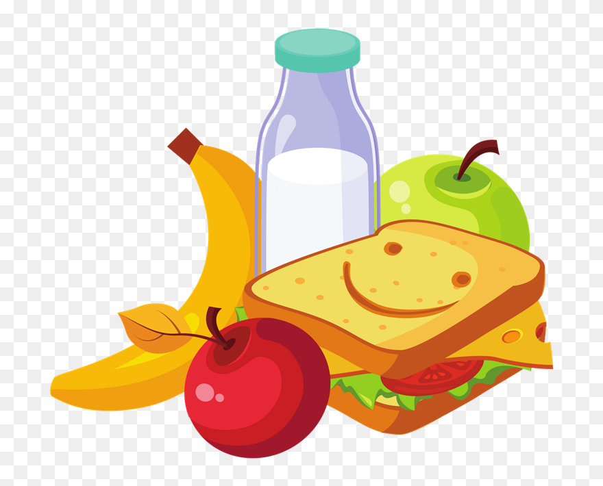 School Lunch - Animated Picture Of Food Clipart