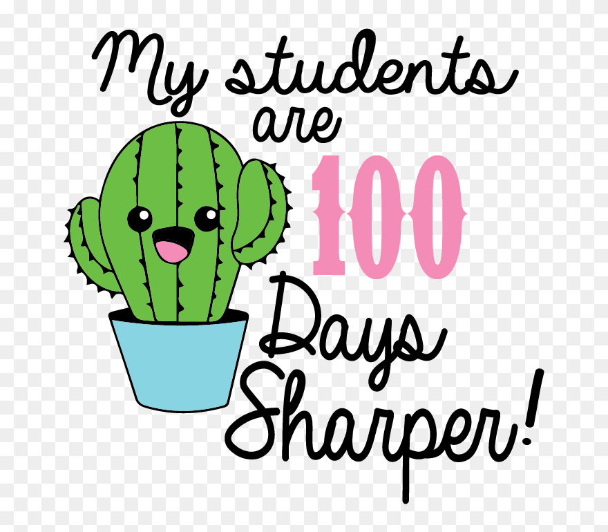 100 Days Sharper Svg Clipart
