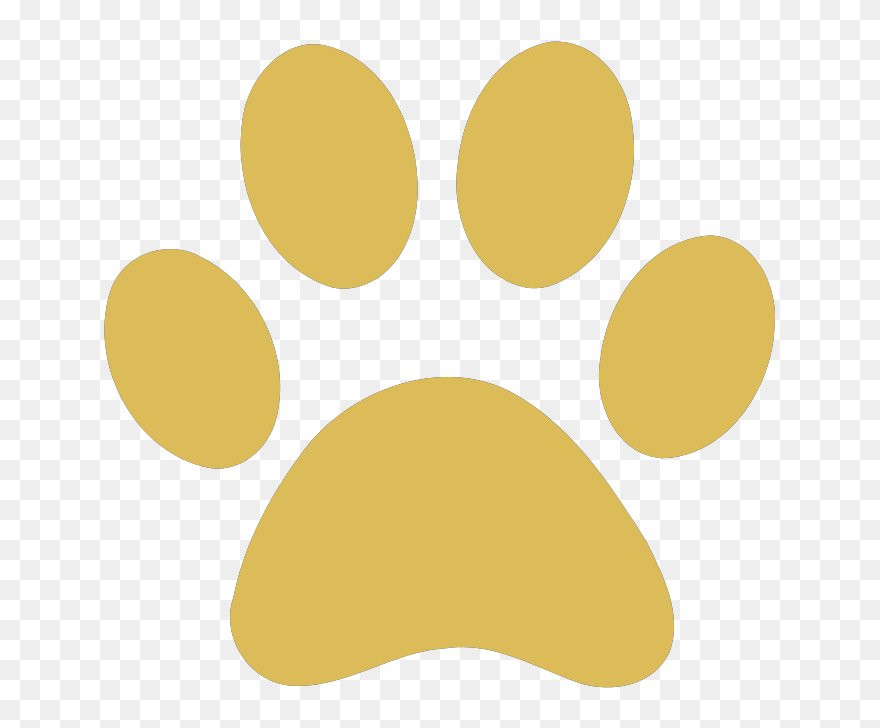 Blues Clues Yellow Paw Svg Clip Arts - Black Paw Print Png Transparent Png