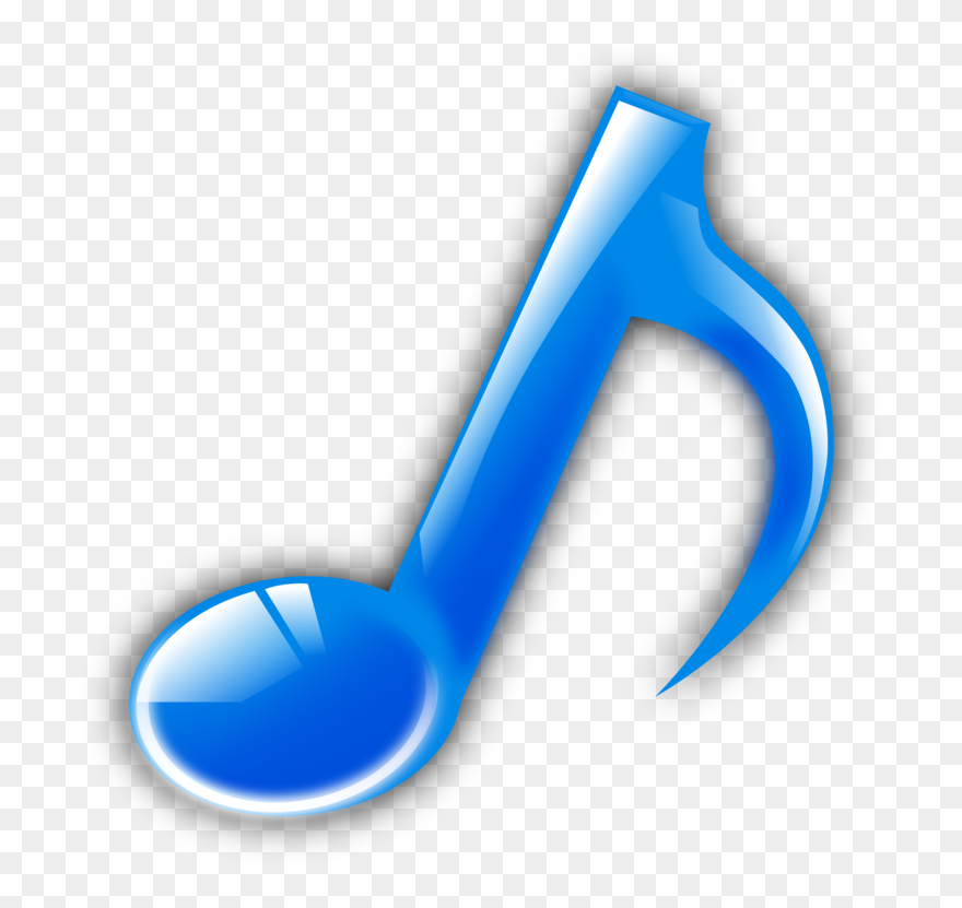 Blue,angle,symbol - Small Blue Music Notes Clipart