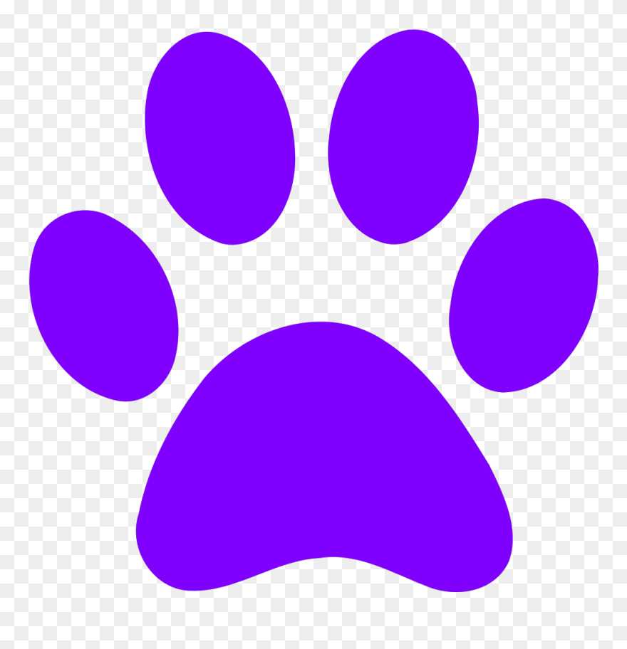 Blues Clues Purple Paw Svg Clip Arts - Png Download