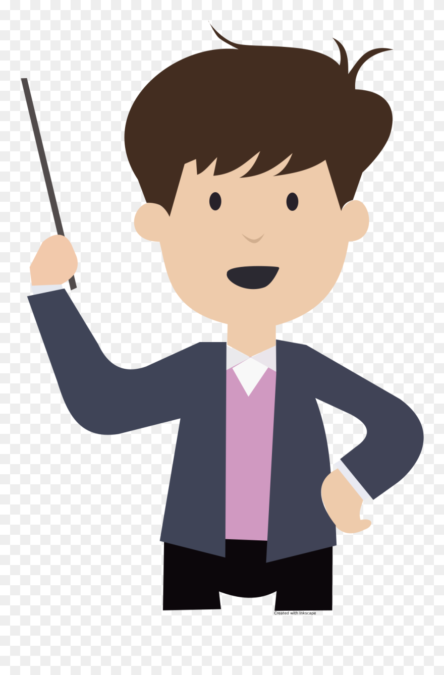 Teacher Clipart Boy - Png Download