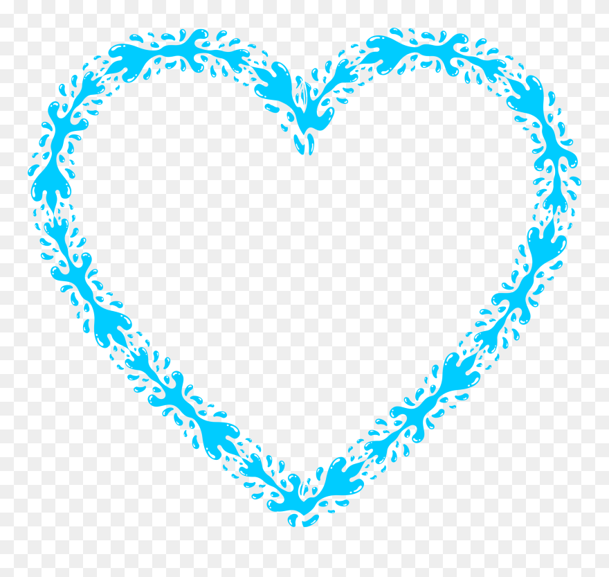 Clipart - Free Blue Valentines Day - Png Download