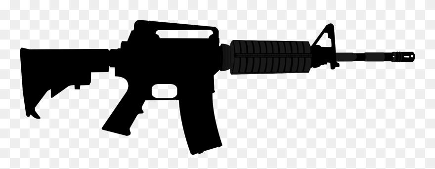 Ar Style Rifle Assault - Ar 15 Clipart - Png Download