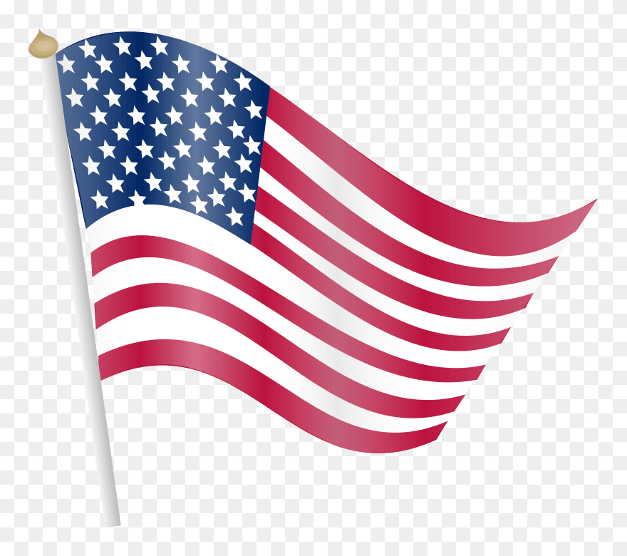 Clip Art Mag - Transparent Us Flag Clip Art - Png Download