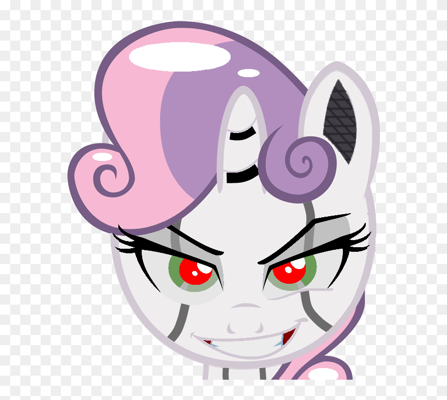 #736731 - Artist - D Tavs - Exe, Bust, Edit, Evil, - My Little Pony Sweetie Belle Robot Clipart