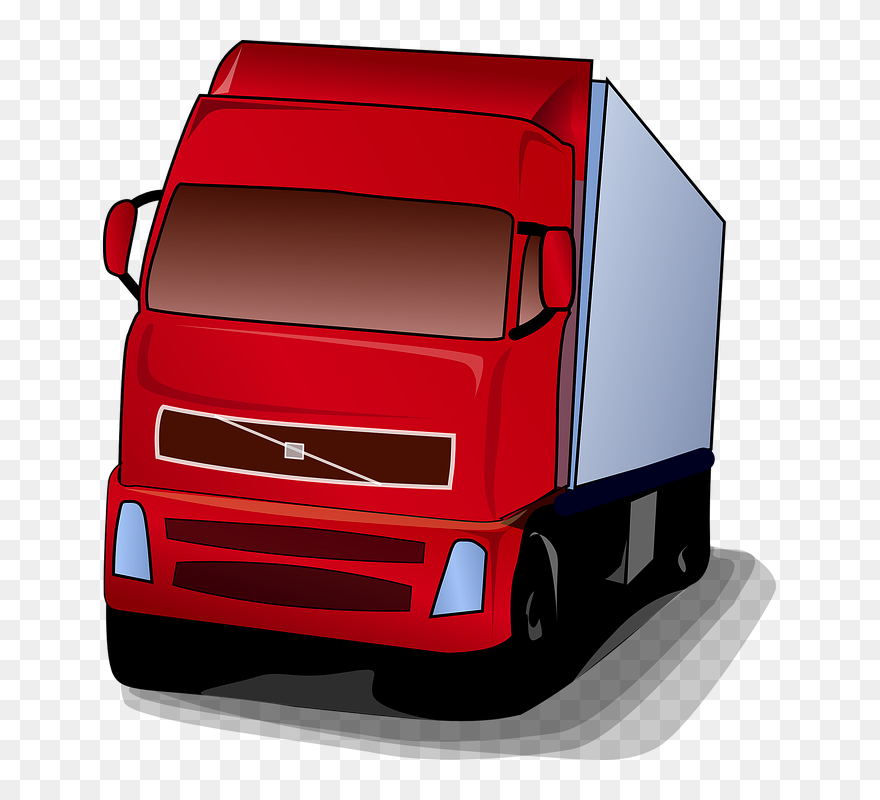 Transparent Moving Truck Clipart - Truck - Png Download