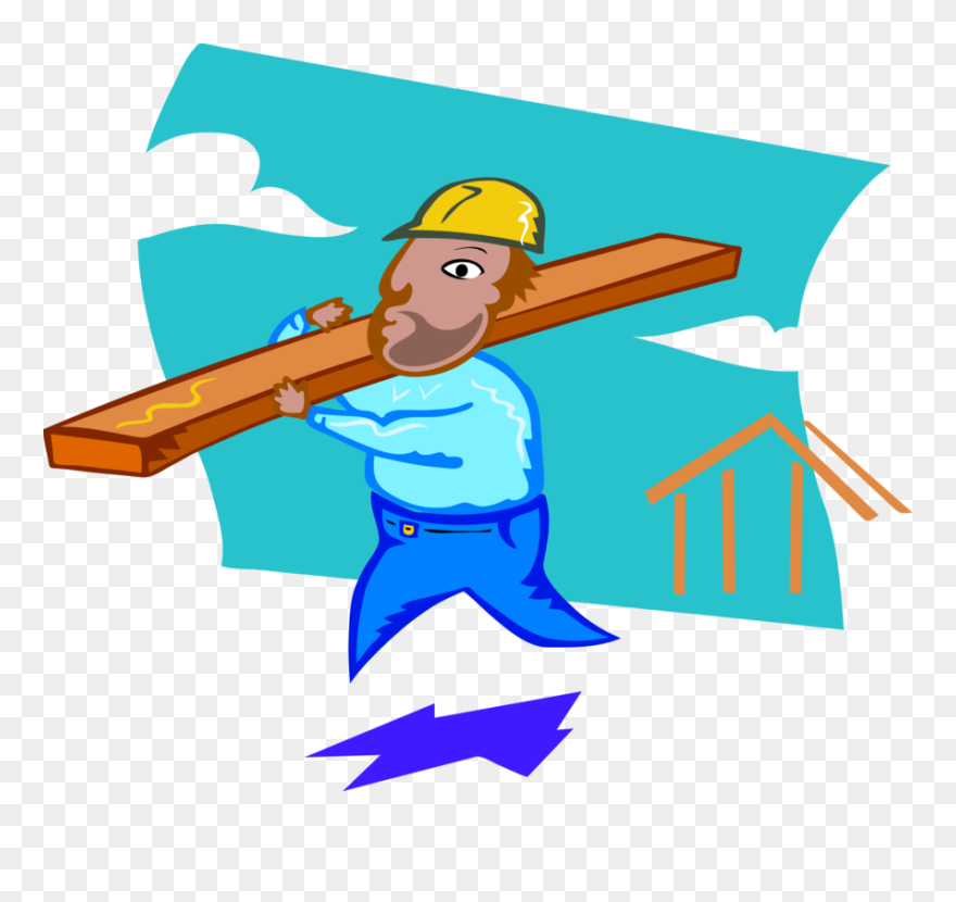 Transparent Construction Clip Art - Carpenter Clipart - Png Download