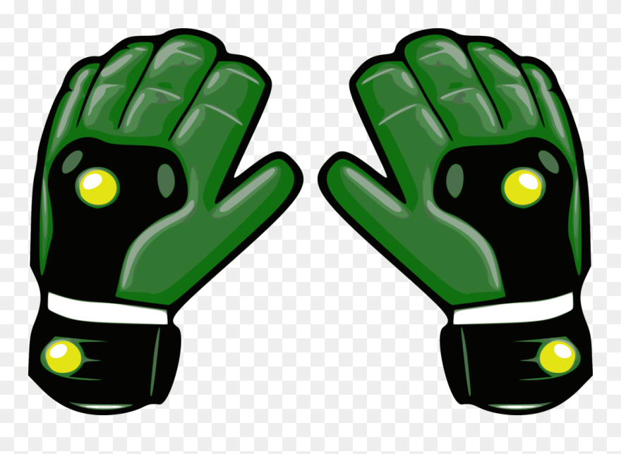 Soccer Goalie Glove,safety Glove,fictional Character - Soccer Goalie Gloves Clipart - Png Download