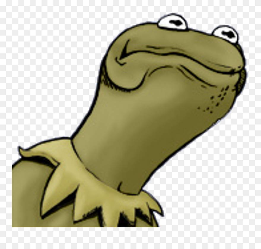 Kermit The Frog Cookie Monster Miss Piggy Bert - Kermit The Frog Drawing Meme Clipart