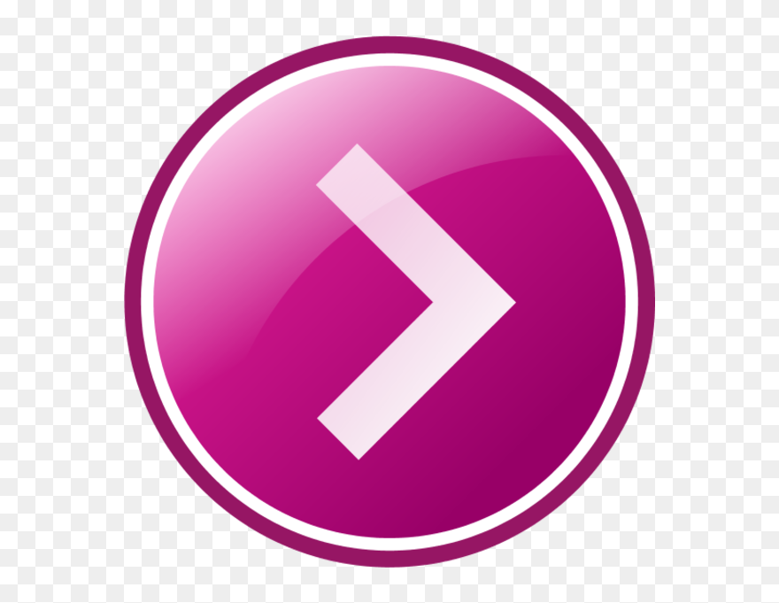 Pink Arrow Clip Art - Arrow Button Free Png Transparent Png