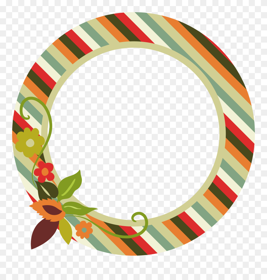 Photoshop Frame - Frame In Circle Png Clipart