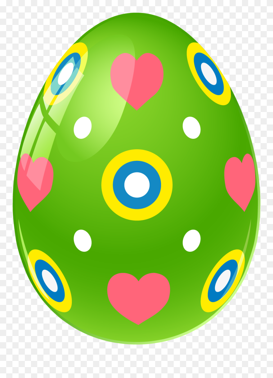 Single Easter Egg Clipart - Png Download