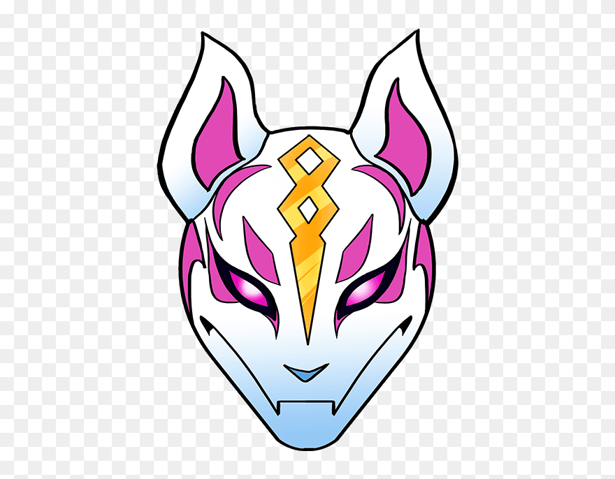 Drift Mask Drawing - Fortnite Drift Mask Drawing Clipart