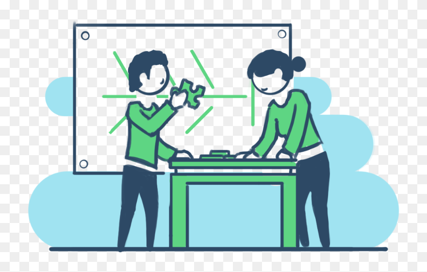 B2b Clipart Problem Solving - Cartoon - Png Download