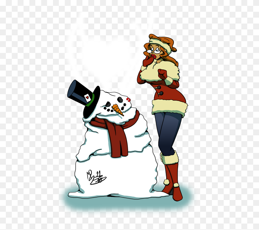 First Day Of Winter - Cartoon Clipart