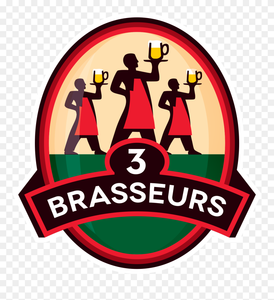 3 Brasseurs Logo Clipart