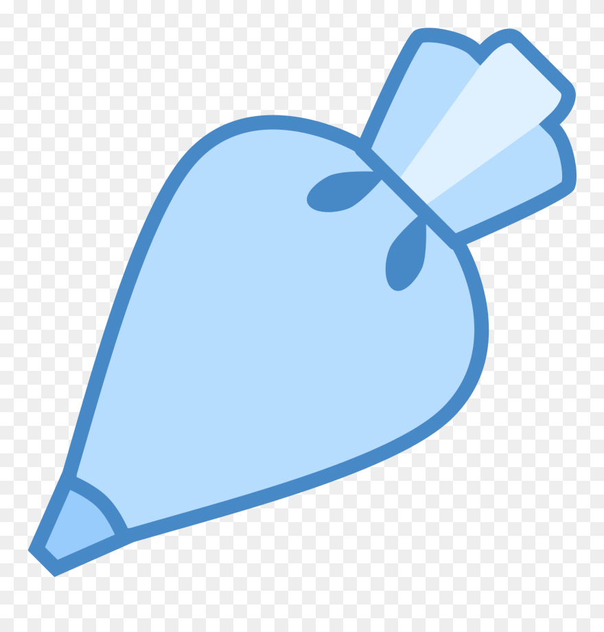 Pastry Bag Icon - Piping Bag Transparent Background Clipart