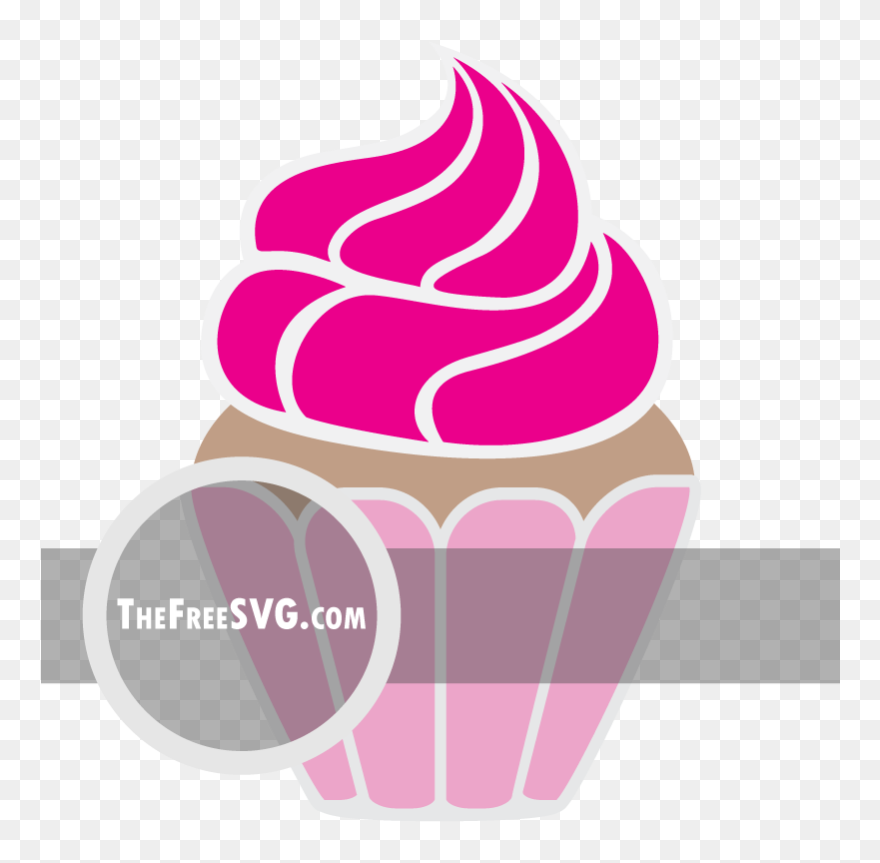 Free Cupcake Svg Clipart