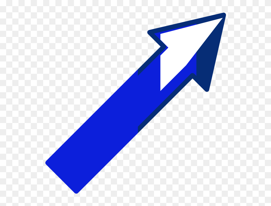 Arrow Up Right 2 Clip Art At Clker - Png Download